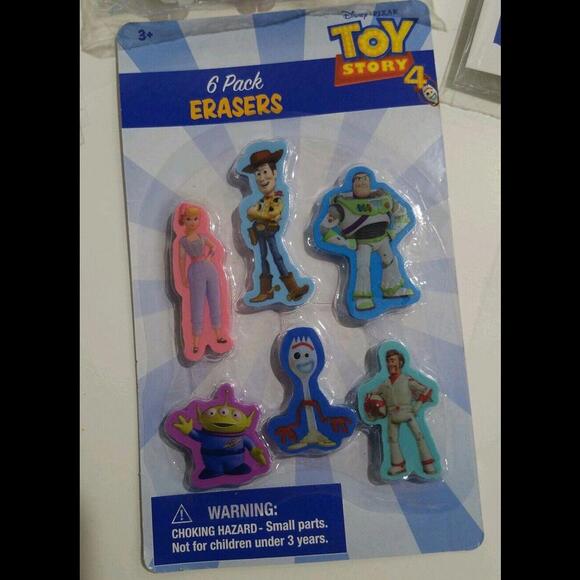 25 sets!! Toy Story 4 Activity Pack Build Forky set of eraser puppet and mosaic - Picture 2 of 5